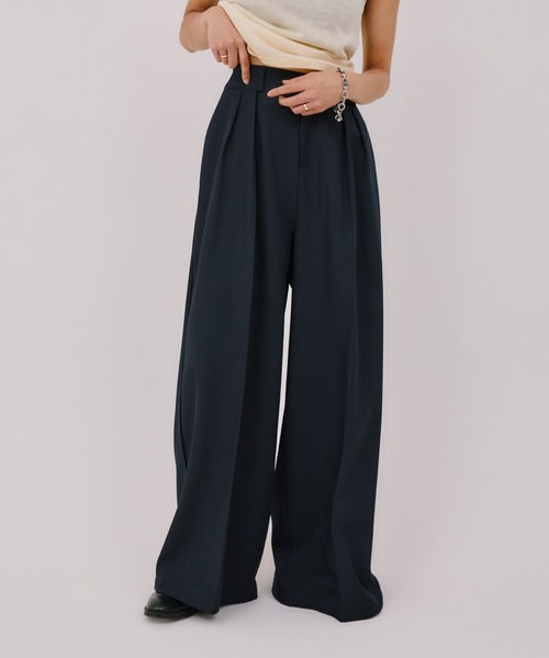 セール】2タックワイドスラックス（スラックス）｜LIENCOEUR（リアン