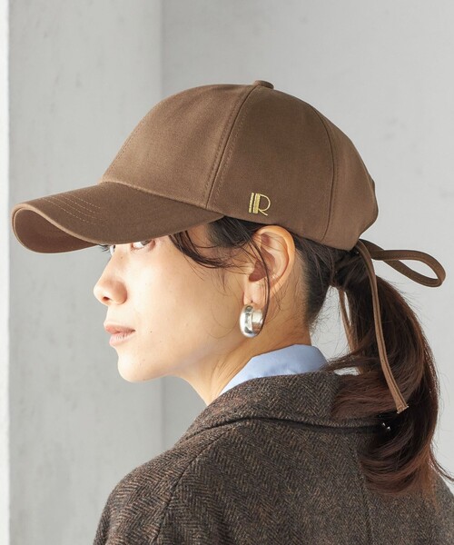Revis.(レヴィス)の「Revis.: リボン キャップ(キャップ・レディース・グレー/ブラック/ブラウン・ONE SIZE)」の6枚目の写真