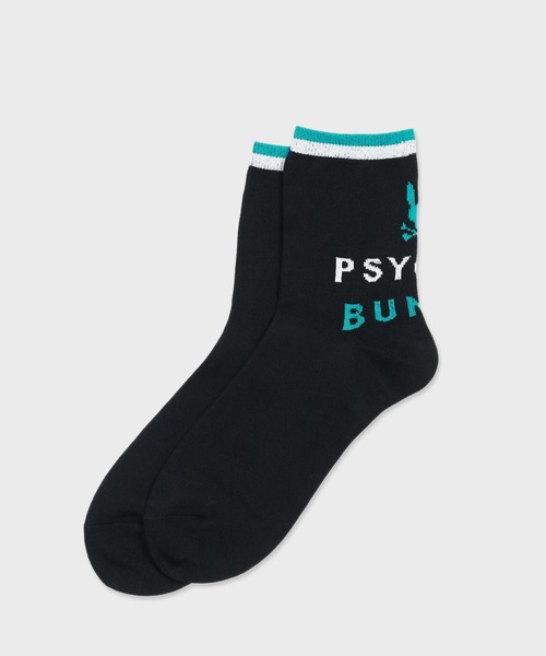 Psycho Bunny（サイコバニー）の「[GOLF]トリコロールカラー ミドルソックス（ソックス/靴下・メンズ・ホワイト/ブラック/ネイビー・25-27）」の3枚目の写真