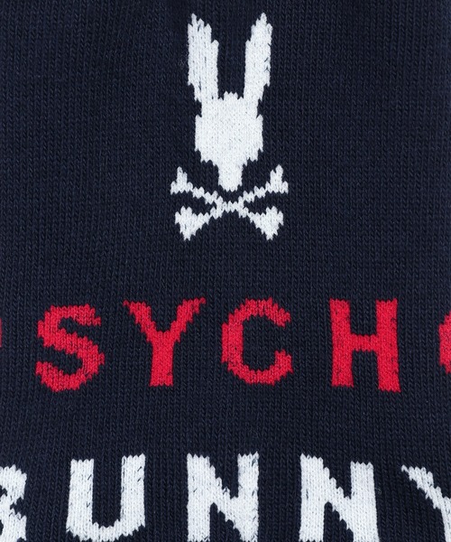 Psycho Bunny（サイコバニー）の「[GOLF]トリコロールカラー ミドルソックス（ソックス/靴下・メンズ・ホワイト/ブラック/ネイビー・25-27）」の5枚目の写真