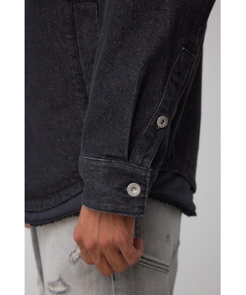 AZUL by moussy(アズールバイマウジー)の「3WAYデニムブルゾン 冬服 ジャケット 秋服(ブルゾン・メンズ・ブラック/ブルー・MEDIUM/LARGE)」の13枚目の写真