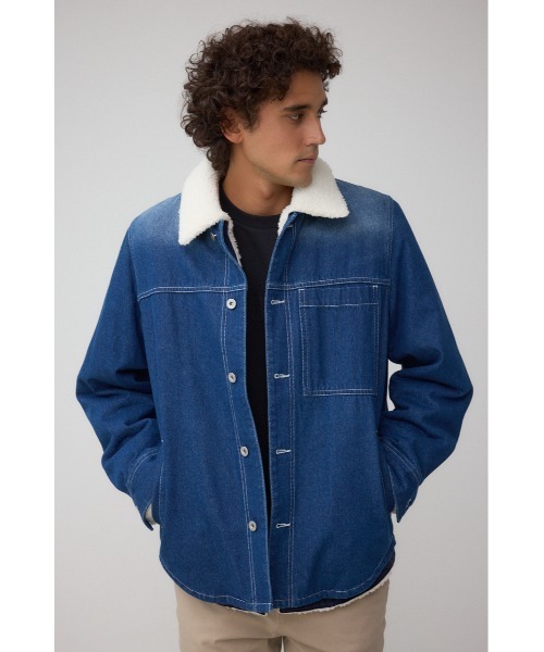 AZUL by moussy(アズールバイマウジー)の「3WAYデニムブルゾン 冬服 ジャケット 秋服(ブルゾン・メンズ・ブラック/ブルー・MEDIUM/LARGE)」の21枚目の写真