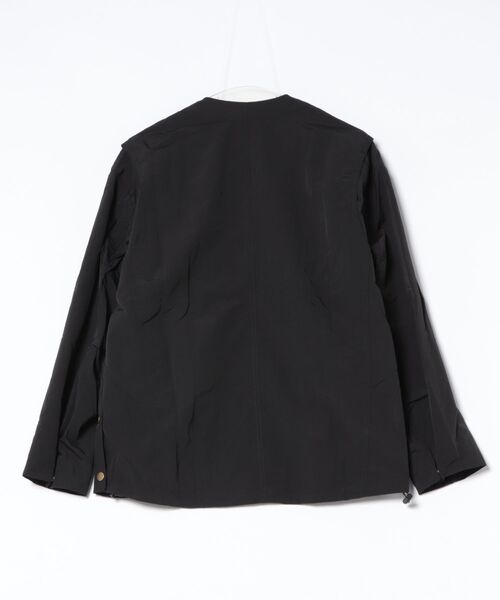 WARAIJOGO(ワライジョウゴ)の「ノーカラージャケット(LEY)(ノーカラージャケット・メンズ・ブラック・MEDIUM/LARGE/X-LARGE)」の4枚目の写真