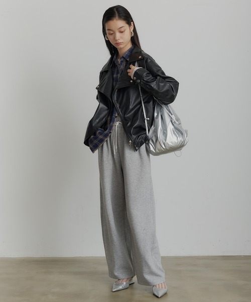 SEN TOKYO(セントーキョー)の「ビッグシルエットライダースジャケット(ライダースジャケット・メンズ・ブラック・MEDIUM/LARGE/X-LARGE)」の12枚目の写真