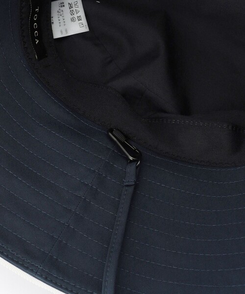 TOCCA(トッカ)の「TRIM RIBBON WIDE BRIM HAT ハット(ハット・レディース・ブラック系5/ネイビー系/ベージュ系/ブラック系・F)」の7枚目の写真