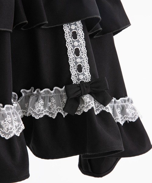 最終値下げ☆フリルたっぷりはしごレースリボンジャンスカ フリルたっぷりはしごレースリボンジャンスカ – レディース