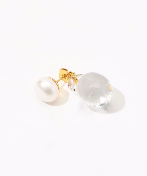 LEVENS(レヴェンス)の「LEVENS JEWELS PEARL&BALL ピアス(ピアス(両耳用)・レディース・その他1/グレー・FREE)」の4枚目の写真