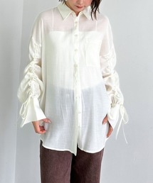 AD2008 00s archive 丸襟デザインブラウス 白 AD2008 00s archive 丸襟デザインブラウス 白 WOMEN シャツ