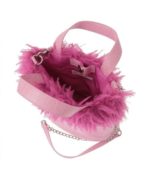 Candy Stripper（キャンディストリッパー）の「【HELLO KITTY】HIBISCUS 2WAY FUR バッグ（ショルダーバッグ・レディース・ピンク/ブラウン/ブラック・FREE）」の16枚目の写真