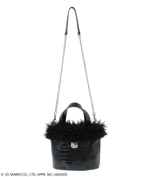 セール】【HELLO KITTY】HIBISCUS 2WAY FUR バッグ（ショルダーバッグ
