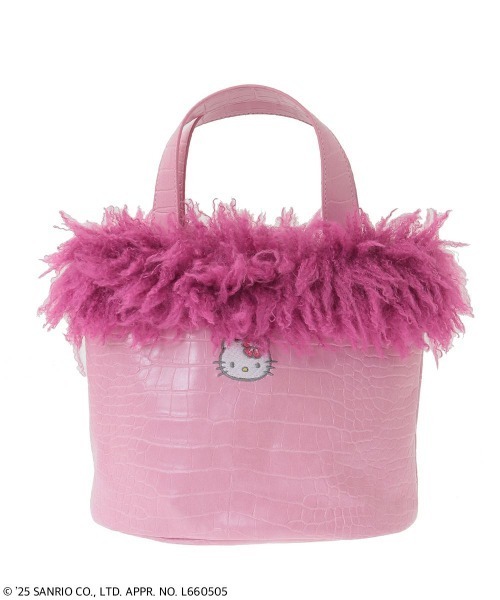 セール】【HELLO KITTY】HIBISCUS 2WAY FUR バッグ（ショルダーバッグ