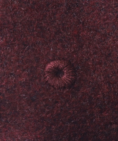 coca（coca）（コカ）の「フェイクウールロゴキャップ（キャップ・レディース・グリーン/ワイン・ONE SIZE）」の7枚目の写真