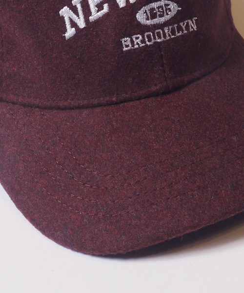 coca（coca）（コカ）の「フェイクウールロゴキャップ（キャップ・レディース・グリーン/ワイン・ONE SIZE）」の8枚目の写真