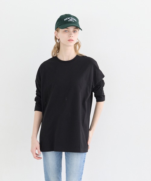 coca（coca）（コカ）の「フェイクウールロゴキャップ（キャップ・レディース・グリーン/ワイン・ONE SIZE）」の14枚目の写真