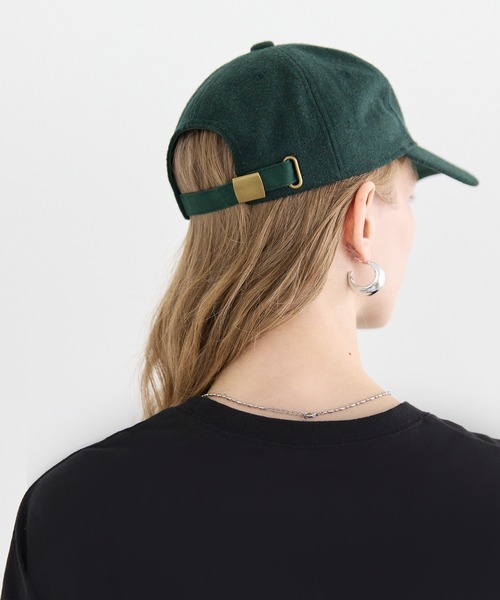 coca（coca）（コカ）の「フェイクウールロゴキャップ（キャップ・レディース・グリーン/ワイン・ONE SIZE）」の18枚目の写真