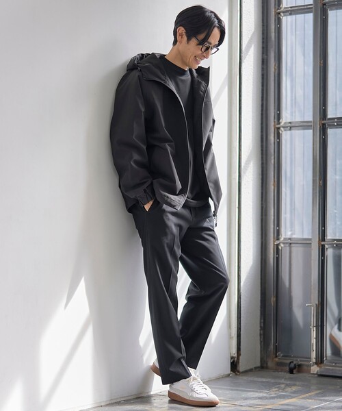 coen(コーエン)の「【好評につき新色登場】ウィンドブロックシェルターフードブルゾン【撥水、透湿、防風】(ブルゾン・メンズ・ブラック/ナチュラル/オリーブ/オフホワイト/モカ・S/M/L/XL)」の17枚目の写真