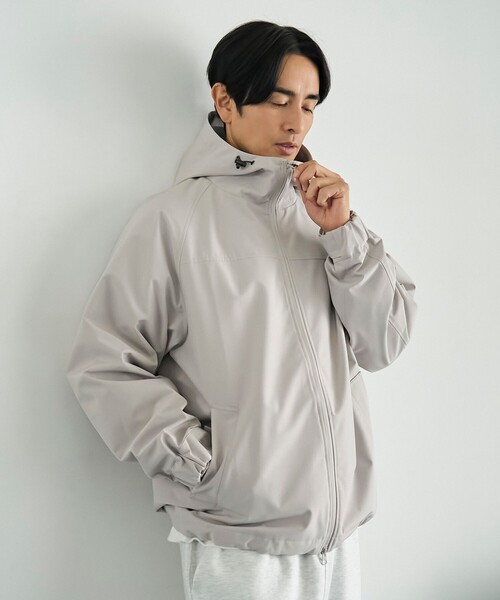 coen(コーエン)の「【好評につき新色登場】ウィンドブロックシェルターフードブルゾン【撥水、透湿、防風】(ブルゾン・メンズ・ブラック/ナチュラル/オリーブ/オフホワイト/モカ・S/M/L/XL)」の20枚目の写真