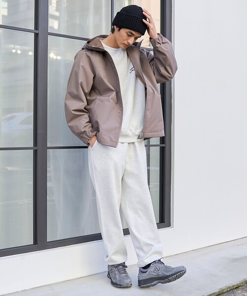 coen（コーエン）の「【好評につき新色登場】ウィンドブロックシェルターフードブルゾン【撥水、透湿、防風】（ブルゾン・メンズ・ナチュラル/オリーブ/ブラック/モカ/オフホワイト・S/M/L/XL）」の18枚目の写真