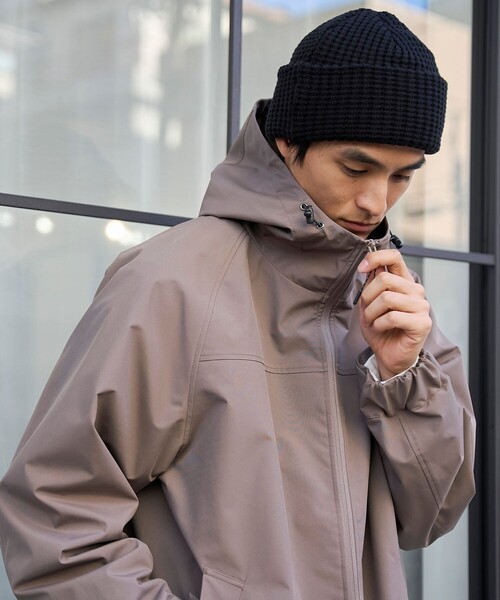 coen（コーエン）の「【好評につき新色登場】ウィンドブロックシェルターフードブルゾン【撥水、透湿、防風】（ブルゾン・メンズ・ナチュラル/オリーブ/ブラック/モカ/オフホワイト・S/M/L/XL）」の20枚目の写真