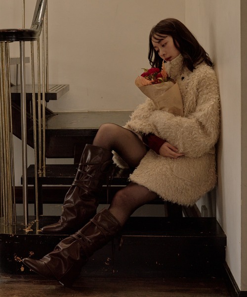 mideal（マイディール）の「poodle middle coat / プードルミドル