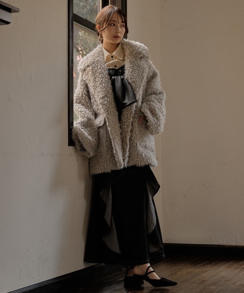 poodle middle coat / プードルミドルコート（その他アウター