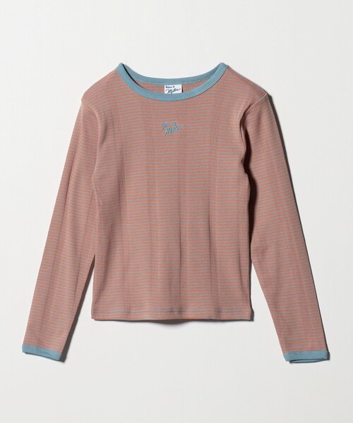 green label relaxing（グリーンレーベルリラクシング）の「【別注】＜Robert P. Miller＞ロングスリーブ / キッズ  140cm-150cm（Tシャツ/カットソー・キッズ・オレンジ/ダークオレンジ/ライトピンク・140cm/150cm）」の3枚目の写真