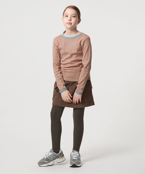 green label relaxing（グリーンレーベルリラクシング）の「【別注】＜Robert P. Miller＞ロングスリーブ / キッズ  140cm-150cm（Tシャツ/カットソー・キッズ・オレンジ/ダークオレンジ/ライトピンク・140cm/150cm）」の6枚目の写真