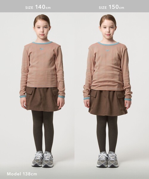 green label relaxing（グリーンレーベルリラクシング）の「【別注】＜Robert P. Miller＞ロングスリーブ / キッズ  140cm-150cm（Tシャツ/カットソー・キッズ・オレンジ/ダークオレンジ/ライトピンク・140cm/150cm）」の7枚目の写真