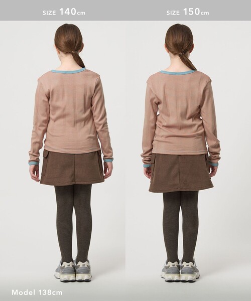 green label relaxing（グリーンレーベルリラクシング）の「【別注】＜Robert P. Miller＞ロングスリーブ / キッズ  140cm-150cm（Tシャツ/カットソー・キッズ・オレンジ/ダークオレンジ/ライトピンク・140cm/150cm）」の9枚目の写真