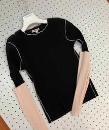 【kotohayokozawa/コトハヨコザワ】ARM COVER TOP/ロングスリーブ/カットソー