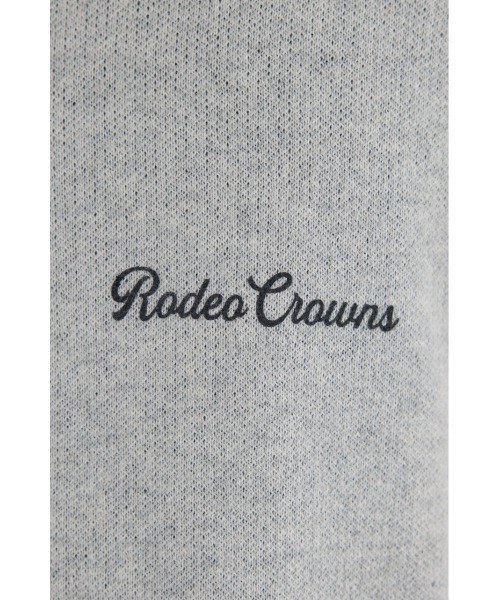 RODEO CROWNS WIDE BOWL(ロデオクラウンズワイドボウル)の「スウェットライクロゴZIPパーカー(パーカー・メンズ・ダークオレンジ/ブラック/グレー×ホワイト・MEDIUM/LARGE)」の4枚目の写真