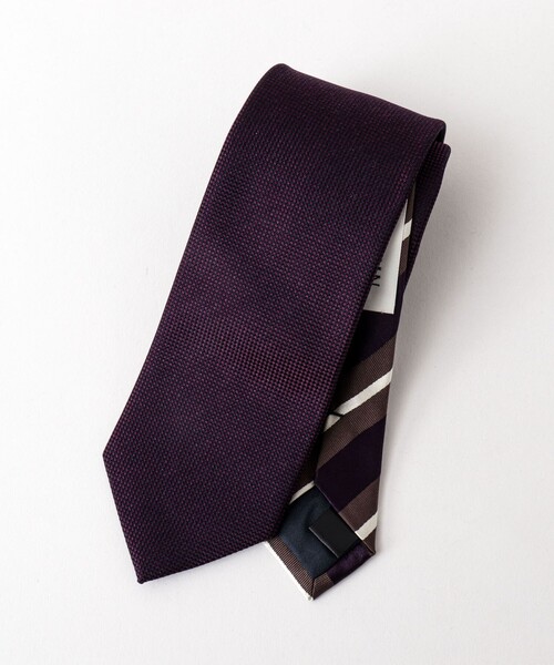NOLLEY’S（ノーリーズ）の「クレリックケンボウTOPメランジネクタイ 25AWコレクション（ネクタイ・メンズ・パープル/ネイビー・FREE）」の17枚目の写真