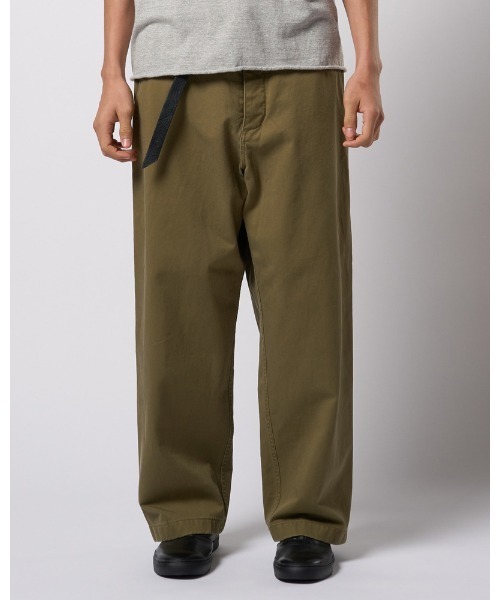 wjk（ダヴルジェイケイ）の「vintage chino trousers（チノパンツ・メンズ・ベージュ/オリーブ・SMALL/MEDIUM/LARGE/X-LARGE）」の3枚目の写真