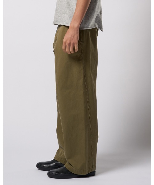 wjk（ダヴルジェイケイ）の「vintage chino trousers（チノパンツ・メンズ・ベージュ/オリーブ・SMALL/MEDIUM/LARGE/X-LARGE）」の4枚目の写真