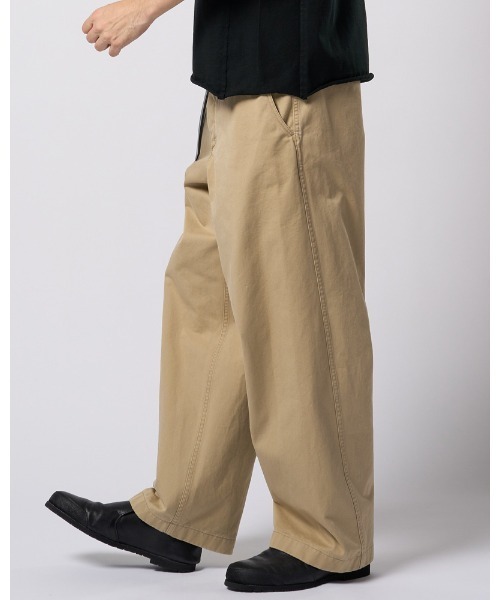 wjk（ダヴルジェイケイ）の「vintage chino trousers（チノパンツ・メンズ・ベージュ/オリーブ・SMALL/MEDIUM/LARGE/X-LARGE）」の7枚目の写真