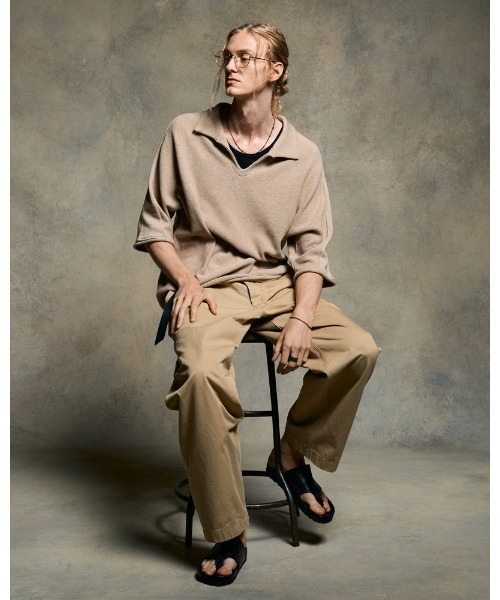 wjk（ダヴルジェイケイ）の「vintage chino trousers（チノパンツ・メンズ・ベージュ/オリーブ・SMALL/MEDIUM/LARGE/X-LARGE）」の22枚目の写真