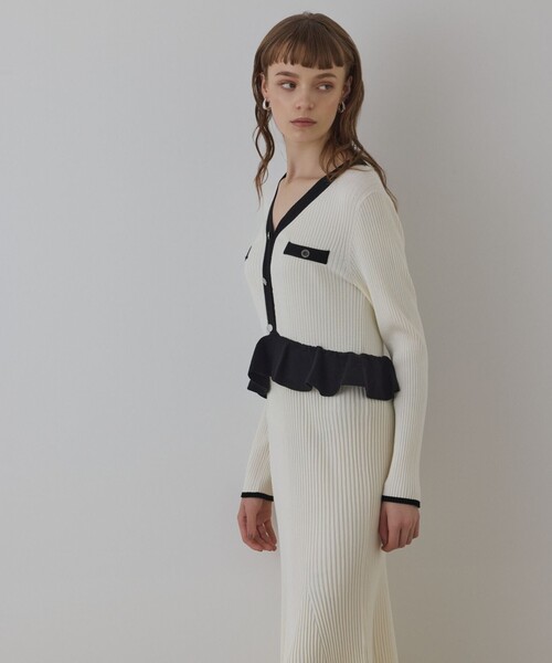 バイカラーニットワンピース（ワンピース）｜GRACE CONTINENTAL