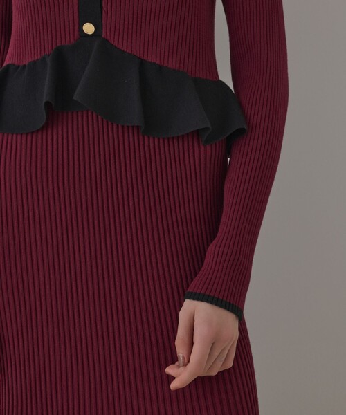 バイカラーニットワンピース（ワンピース）｜GRACE CONTINENTAL
