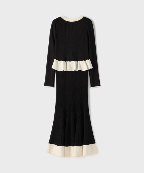 バイカラーニットワンピース（ワンピース）｜GRACE CONTINENTAL