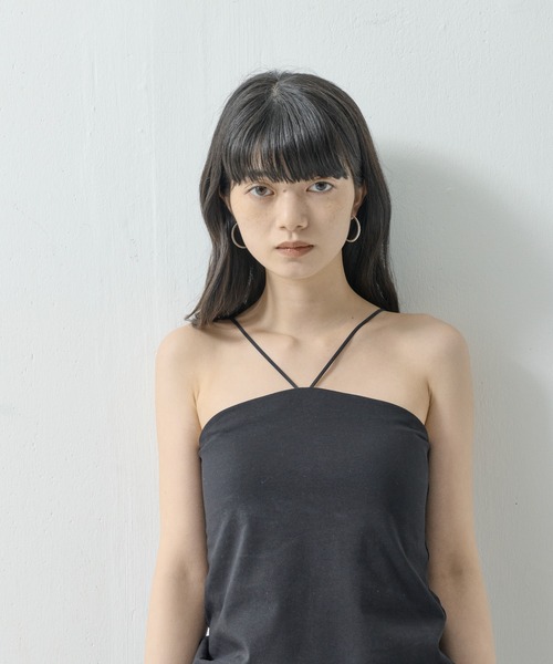 ORLEAN(オルレアン)の「【ORLEAN】ビジュー フープピアス ストーン(ピアス(両耳用)・レディース・ゴールド/シルバー・フリー)」の21枚目の写真