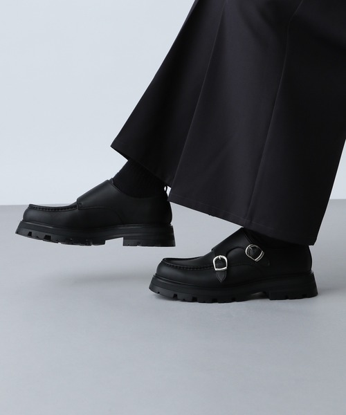 HARE RGソールWモンクシューズ HARE（ハレ）の「ラギットソールダブルモンクシューズ(HARE)（ドレス