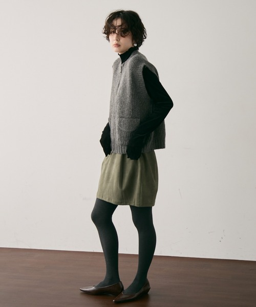 ポケット付きZIPベスト（ベスト）｜Trish（トリッシュ）のファッション