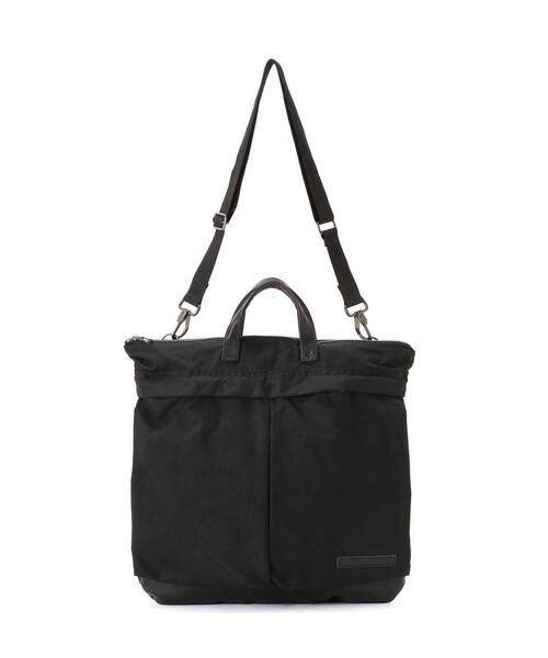AVIREX(アヴィレックス)の「MILITARY FABRIC OILED CLOTH HELMET BAG / ミリタリー ファブリック クロス ヘルメットバッグ / AVIREX / アヴィレックス(ショルダーバッグ・メンズ・オリーブ系/ブラック・F)」の6枚目の写真