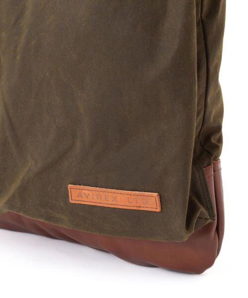AVIREX(アヴィレックス)の「MILITARY FABRIC OILED CLOTH HELMET BAG / ミリタリー ファブリック クロス ヘルメットバッグ / AVIREX / アヴィレックス(ショルダーバッグ・メンズ・オリーブ系/ブラック・F)」の16枚目の写真