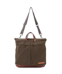 AVIREX（アヴィレックス）の「MILITARY FABRIC OILED CLOTH HELMET BAG / ミリタリー ファブリック クロス ヘルメットバッグ / AVIREX / アヴィレックス（ショルダーバッグ・メンズ）」