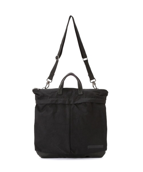 AVIREX(アヴィレックス)の「MILITARY FABRIC OILED CLOTH HELMET BAG / ミリタリー ファブリック クロス ヘルメットバッグ / AVIREX / アヴィレックス(ショルダーバッグ・メンズ・オリーブ系/ブラック・F)」の5枚目の写真