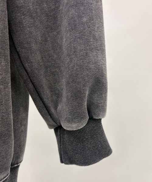 FOLLOWIN（フォロウィン）の「ユニセックスヴィンテージ加工ジップパーカー（パーカー・レディース・ブラック・FREE）」の20枚目の写真