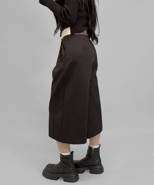 FOLLOWIN（フォロウィン）の「２color /サイドベルトヴィンテージグラデーション厚底ショートブーツ（ブーツ・レディース・ブラウン/ブラック・LARGE/MEDIUM/SMALL）」の7枚目の写真