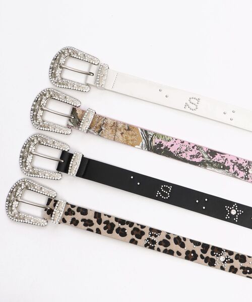 SEQUENZ（シークエンズ）の「【SEQUENZ（シークエンズ）】SEQUENZ RHINE STONE BELT MEN / ベルト スタッズ ストーン リアルツリー レオパード メンズ 雑貨（ベルト・メンズ・ブラック/ホワイト/その他1/その他2・FREE）」の5枚目の写真