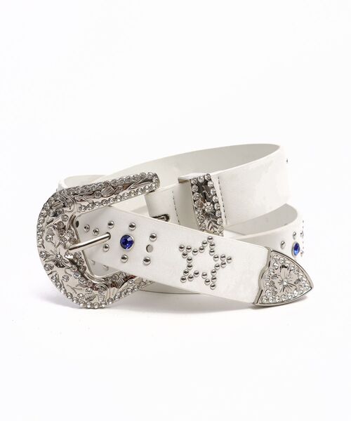 SEQUENZ（シークエンズ）の「【SEQUENZ（シークエンズ）】SEQUENZ RHINE STONE BELT MEN / ベルト スタッズ ストーン リアルツリー レオパード メンズ 雑貨（ベルト・メンズ・ブラック/ホワイト/その他1/その他2・FREE）」の13枚目の写真